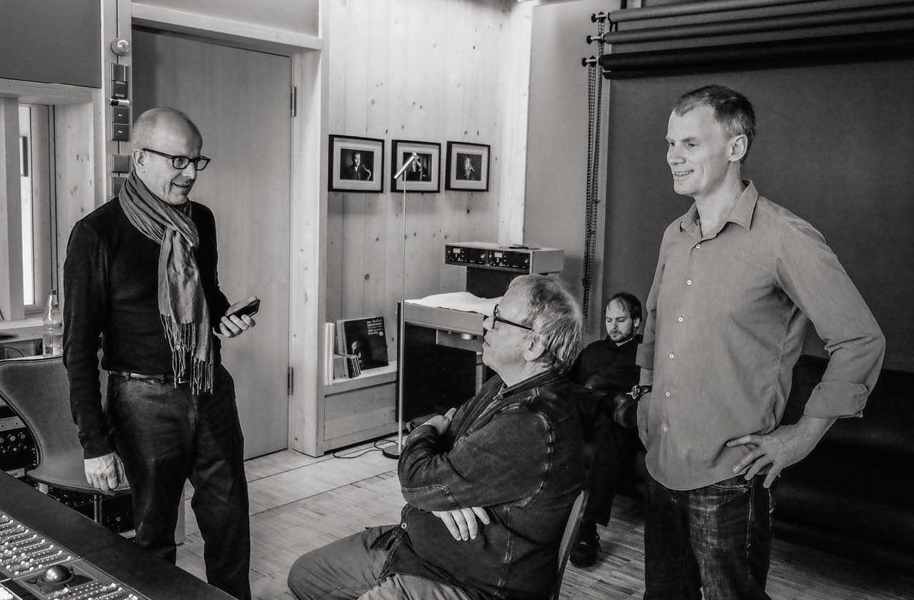 Recording with Kenny Werner Trio at Kyberg Studio